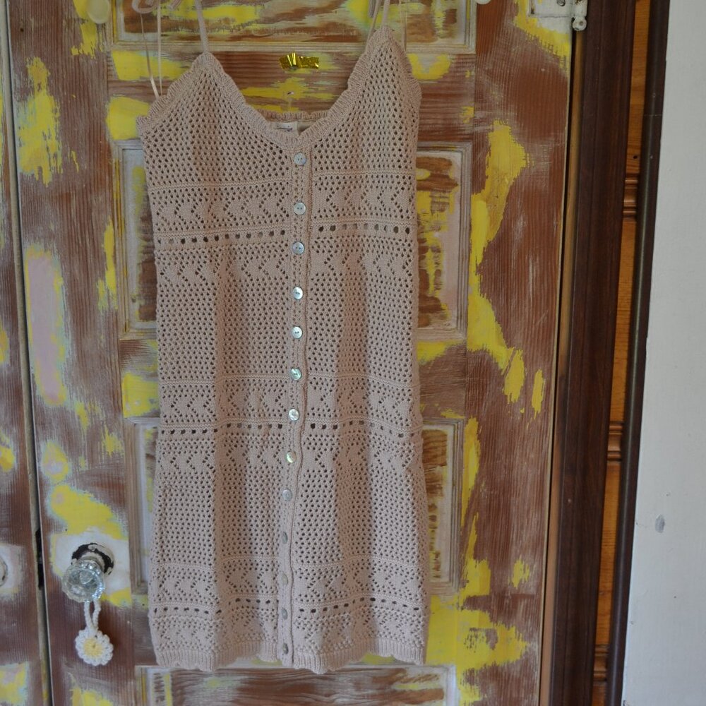 Juniors Hippie Rose sweater dress